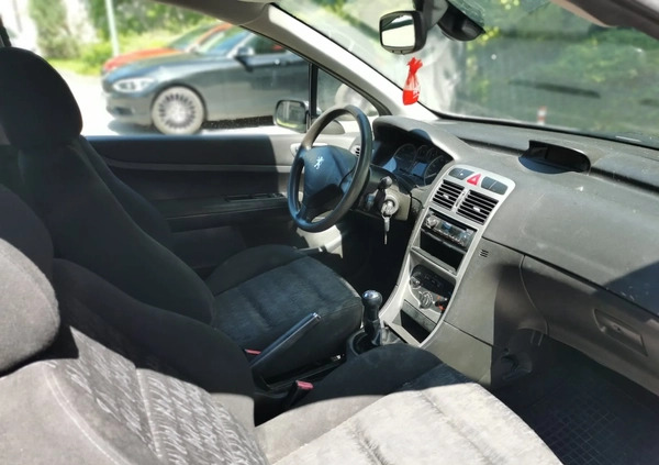 Peugeot 307 cena 2500 przebieg: 179400, rok produkcji 2004 z Kraków małe 79